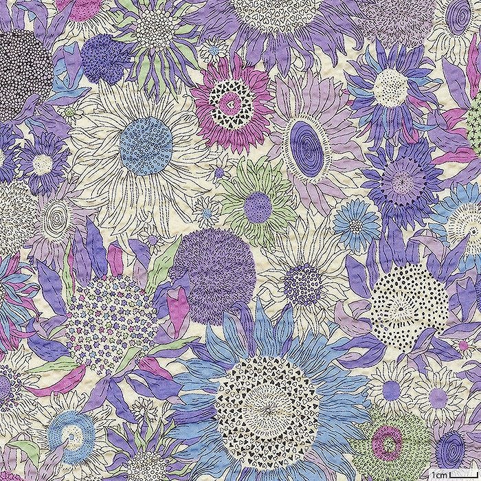 リバティプリント スモール・スザンナ＜61GR＞生地 （ホビーラホビーレ