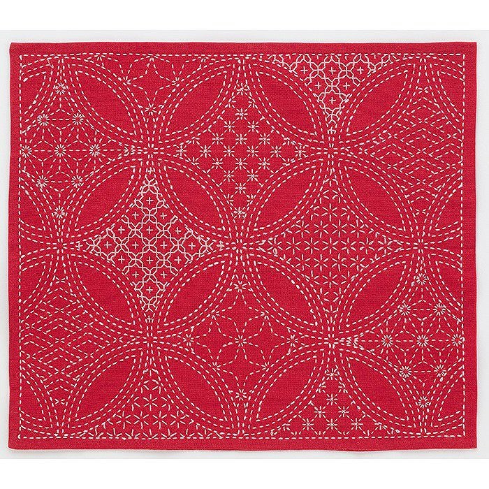 刺し子 寄せ模様＜ハート＞セット | リバティ 生地、編み物、刺繍