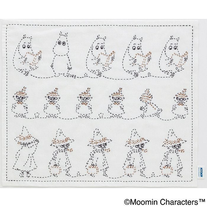 刺し子 ムーミンと仲間たち | リバティ 生地、編み物、刺繍、刺し子の