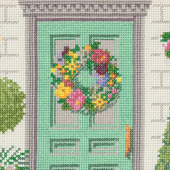クロスステッチフレーム＜フローラルガーデン＞ | リバティ 生地