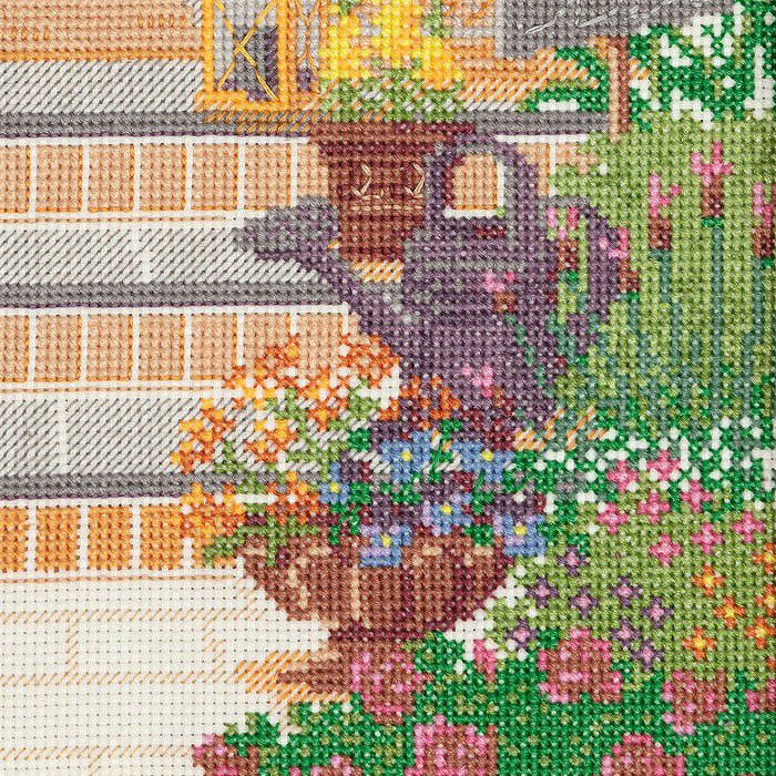 クロスステッチフレーム＜フローラルガーデン＞ | リバティ 生地