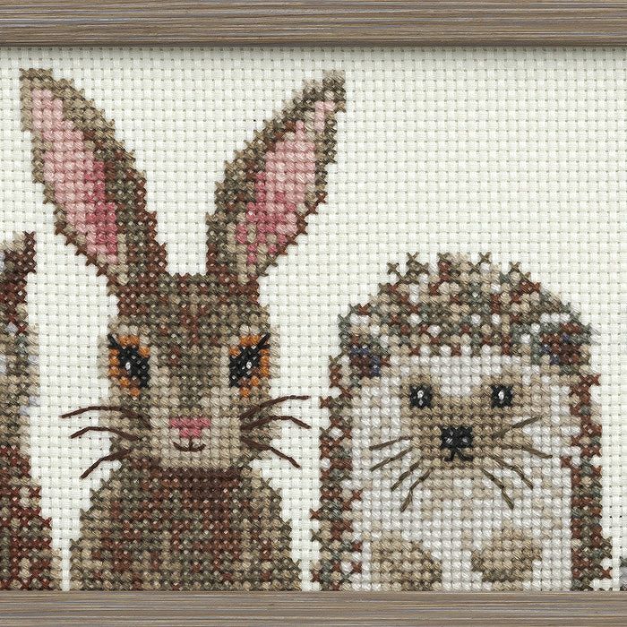 クロスステッチフレーム＜Forest Animals＞ | リバティ 生地、編み物