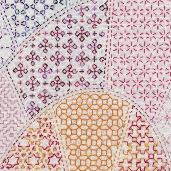 harudakeプレゼント】刺し子のマルチクロス＜レインボー＞ | リバティ