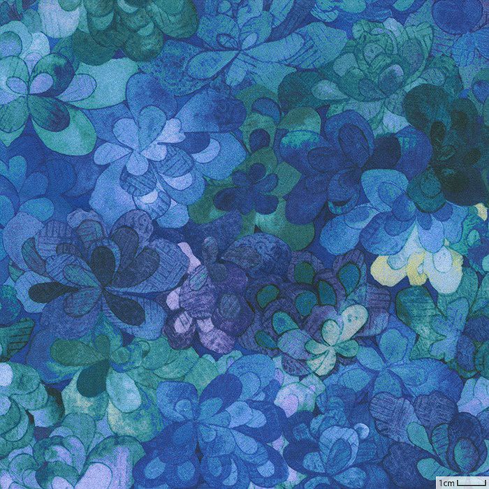 リバティプリント カーライン・ローズ＜06GR＞生地 （ホビーラホビーレ