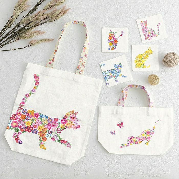 裁断して縫うだけ♪パネルクロス | リバティ 生地、編み物、刺繍