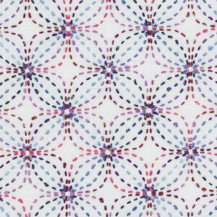 刺し子 変わり花文セット | リバティ 生地、編み物、刺繍、刺し子の 刺し子 変わり花文セット | リバティ 生地、編み物、刺繍、刺し子の