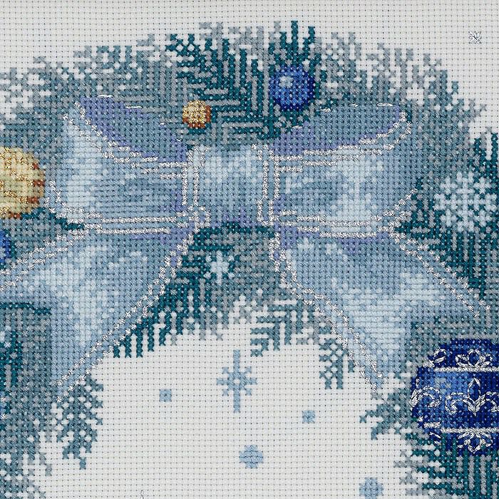 クロスステッチフレーム＜聖夜のノエルリース＞ | リバティ 生地