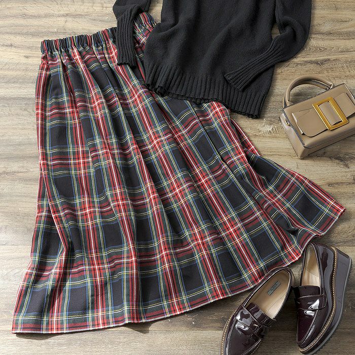 新潟見附産 先染綾織サッカー タータンチェック＜01BL＞生地 ホビーラ