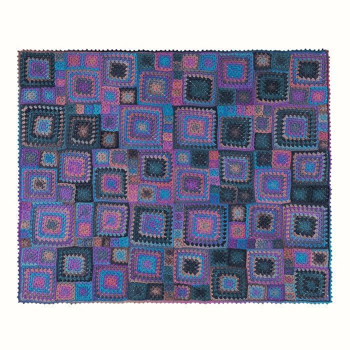 キュートフローラルブランケット＜レトロ＞（編み物 材料セット