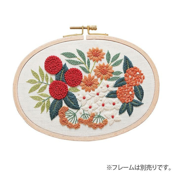 10/20予約】【DMCフェア】ORANGE BOUQUET | リバティ 生地、編み物