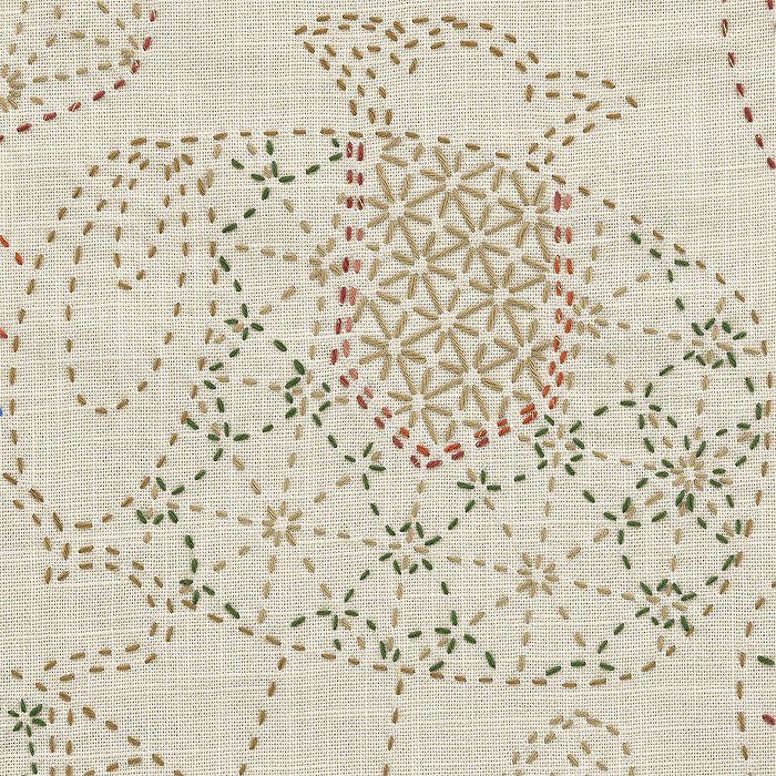 刺し子のクロス＜打ち出の小槌＞ | リバティ 生地、編み物、刺繍