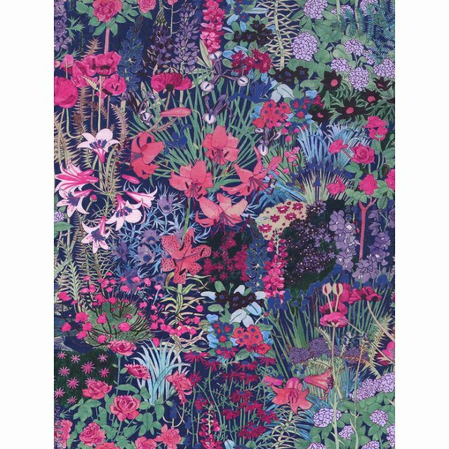 英国　ヴィンテージ　リバティ生地　カーテン　100cm×130cm 2枚 LIBERTY.（リバティ） LIBERTYリバティプリントお試しセット