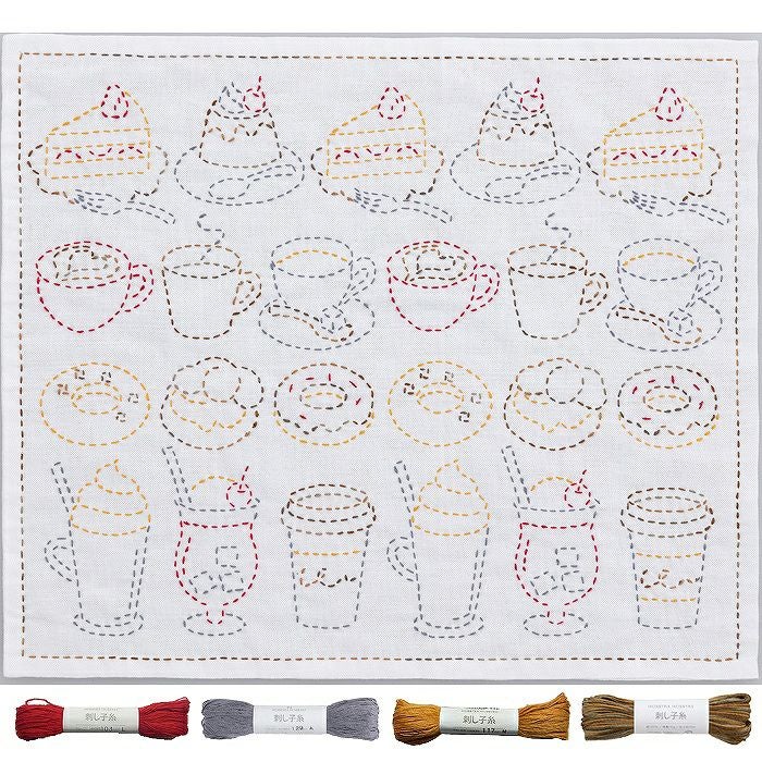 キッチンの刺し子 | リバティ 生地、編み物、刺繍、刺し子のことなら