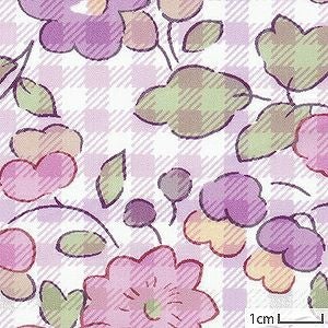 リバティプリント ベッツィ・チェック＜01P＞生地 （ホビーラホビーレ