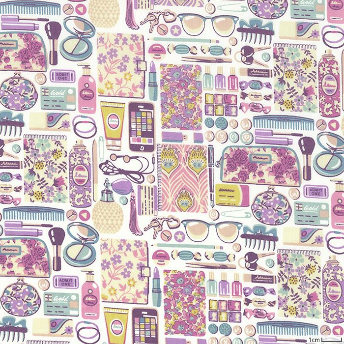 リバティプリント フォーゲット・ミー・ノッツ＜23L＞生地 （ホビーラ