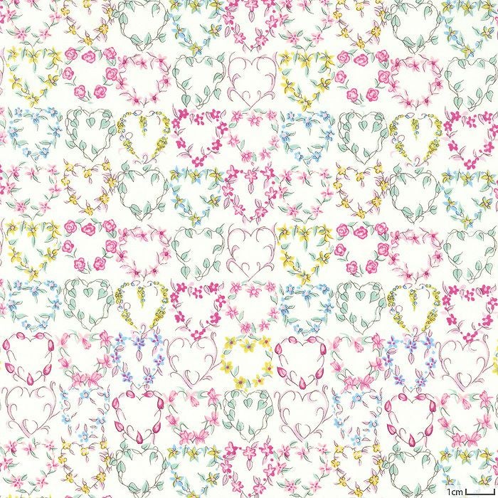 リバティプリント ラブ・イン・ジ・エア＜02L＞生地 （ホビーラ