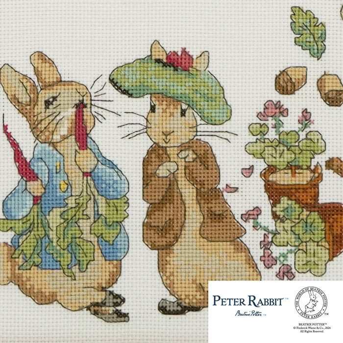 クロスステッチフレーム＜ピーターラビット（TM）コレクションリース