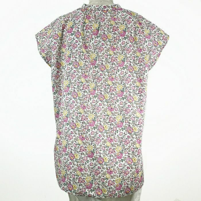 リバティプリント フレンチブラウス＜Mサイズ＞12Iの裏面画像