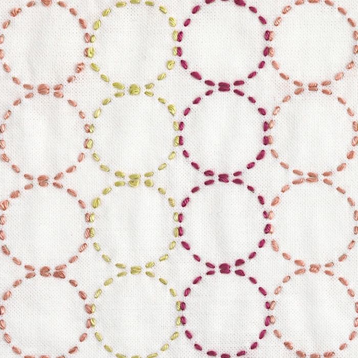 刺し子 丸模様セット | リバティ 生地、編み物、刺繍、刺し子のこと