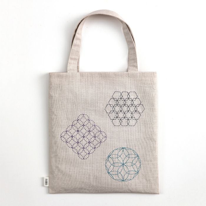 harudakeプレゼント】刺し子のフラットバッグ＜柄あわせ＞ | リバティ