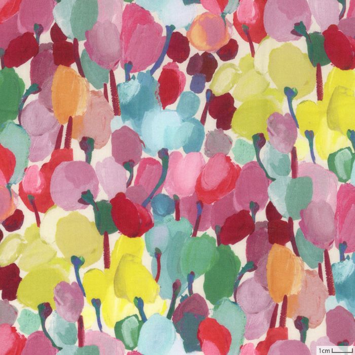 ★美品　BOGLIOLI　ボリオリ　ロロ・ピアーナ　生地　48 リバティプリント アロナ＜05P＞生地 （ホビーラホビーレオリジナル