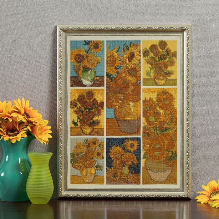 3/10予約】クロスステッチフレーム＜ゴッホの花咲くアーモンドの木の枝