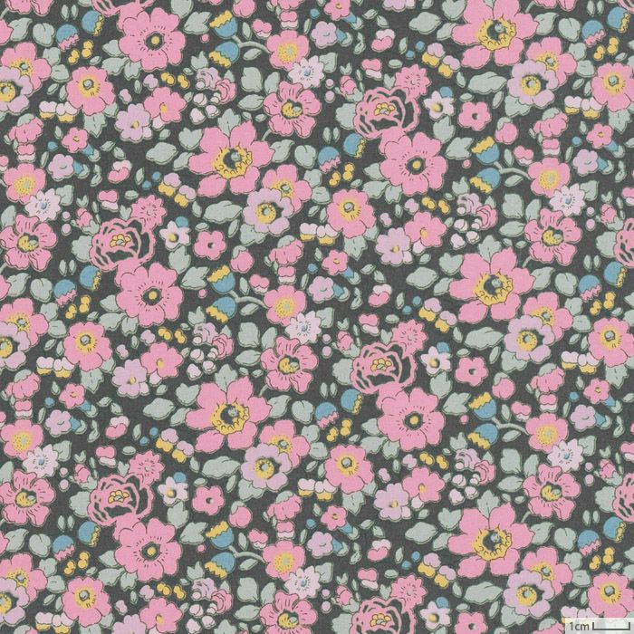 3/10予約】リバティプリント ベッツィ＜101GR＞生地 （ホビーラ