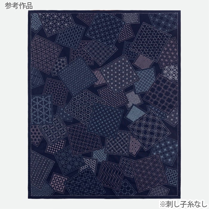 刺し子のサンプラークロス＜亀甲模様＞（刺し子糸なし） | リバティ
