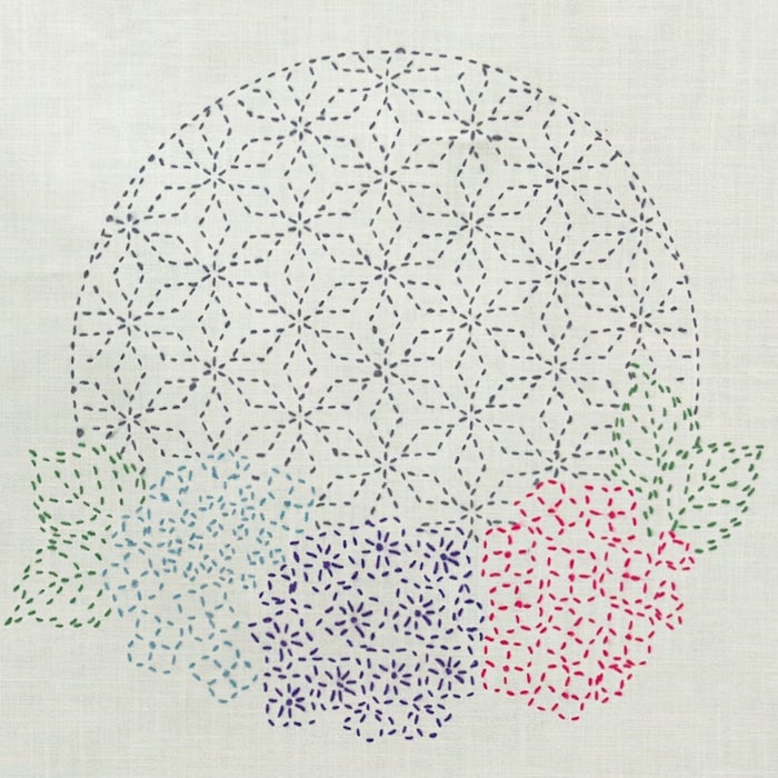 Brother 刺しゅうカード ホビーラ　ホビーレ　キルトワーク 刺し子のサンプラークロス＜四季の花物語＞ | リバティ 生地、編み物