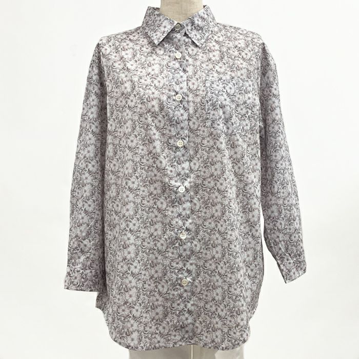 リバティプリント ロングブラウス（長袖）＜Mサイズ＞46C | リバティ