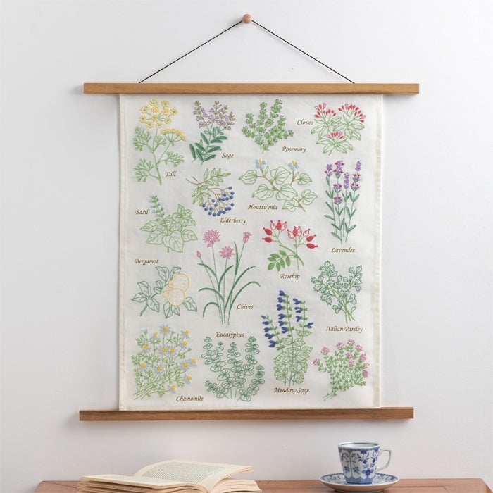 タペストリーハンガー60cm＜ブラウン＞ | リバティ 生地、編み物、刺繍
