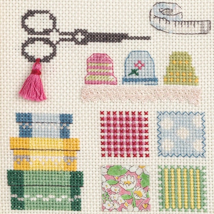 クロスステッチフレーム＜メルスリー＞ | リバティ 生地、編み物、刺繍