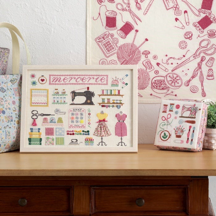 クロスステッチフレーム＜メルスリー＞ | リバティ 生地、編み物、刺繍