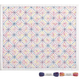 刺し子 花綾模様セット