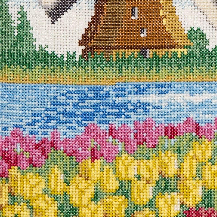 クロスステッチフレーム＜オランダの小さな風景＞ | リバティ 生地