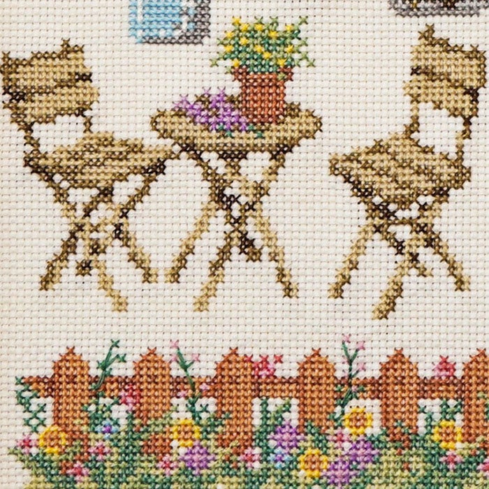 クロスステッチフレーム＜My Garden＞ | リバティ 生地、編み物、刺繍