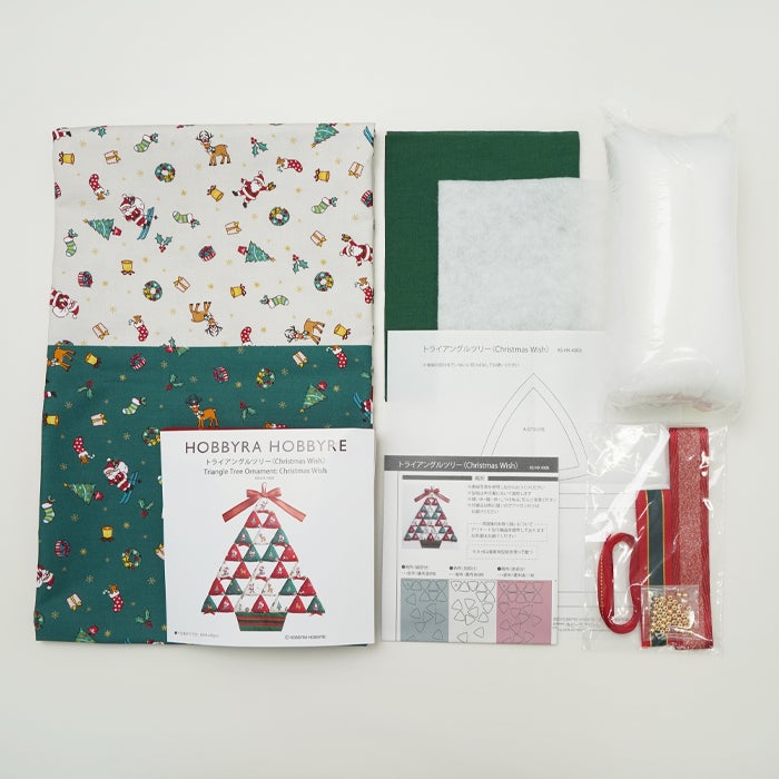 トライアングルツリー＜Christmas Wish＞のセット内容画像