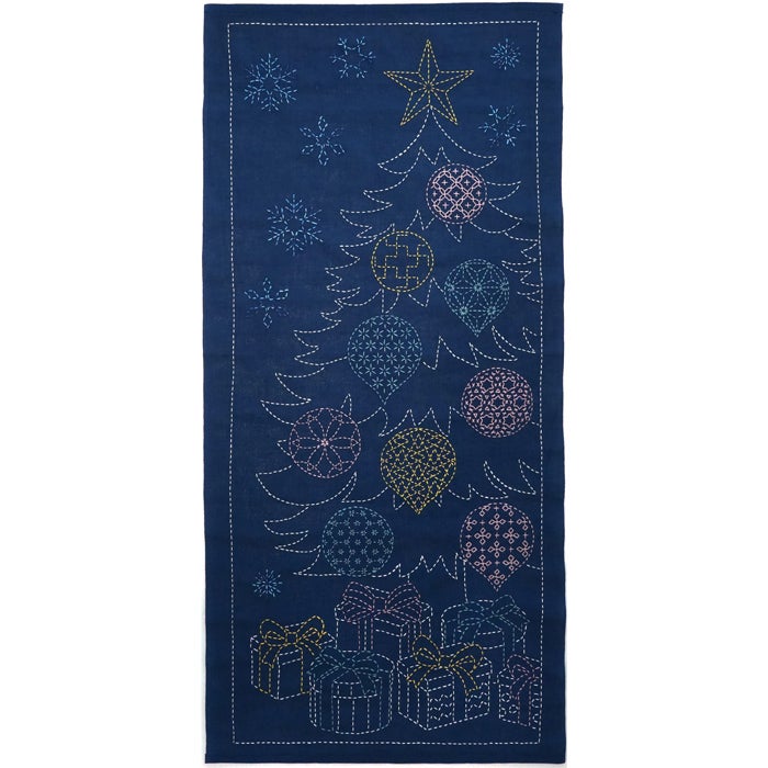 オックス パネルクロス クリスマスツリー＜01X＞生地 ホビーラホビーレ