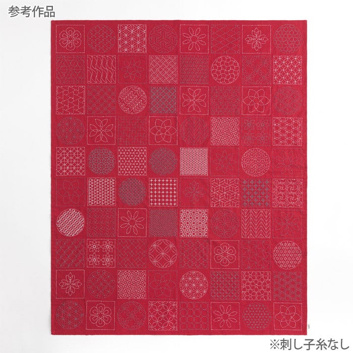 刺し子のサンプラークロス＜亀甲模様＞（刺し子糸なし） | リバティ