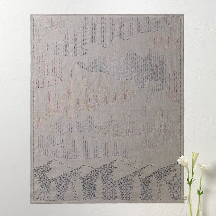 刺し子のテーブルセンター＜形あわせ＞ | リバティ 生地、編み物、刺繍