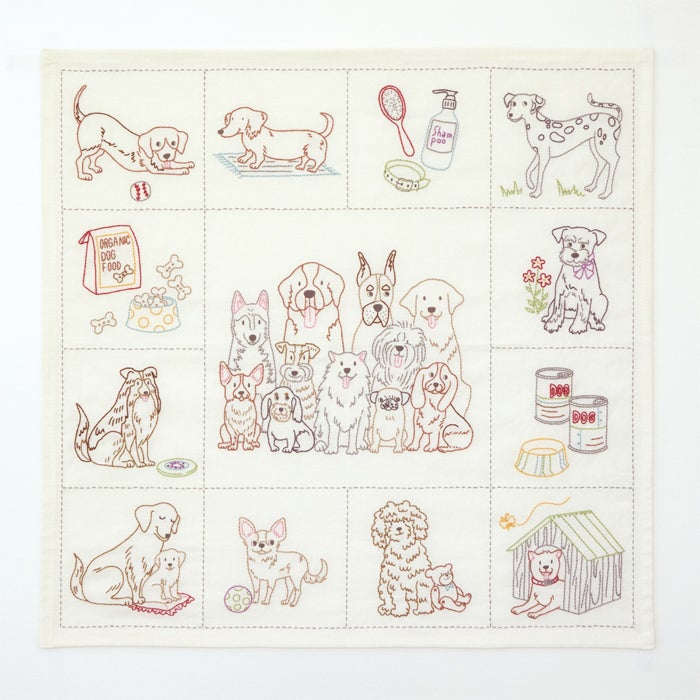 ホビーラホビーレ　ステッチクロス〈メルスリー〉　完成品 ステッチクロス＜メルスリー＞ | リバティ 生地、編み物、刺繍、刺し子