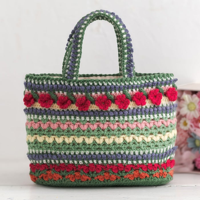 手編み(バッグ・ポーチ) | リバティ 生地、編み物、刺繍、刺し子のこと