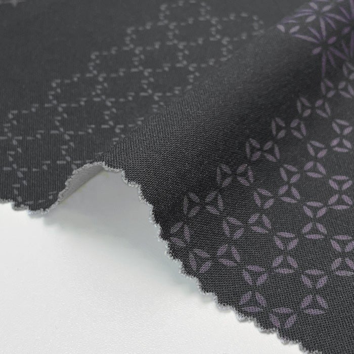 11/10予約】シーチング Sashiko Style 寄せ模様＜短冊＞＜02GR＞生地